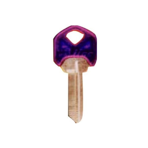 Kaba Ilco KW1 Violet Key Blank KW1-PC-VIOLET - main